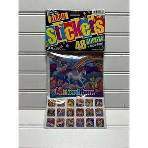 Ja-Ru My Sticker Album Sparkly Unicorn Pegasus Butterfly 48 Stickers NEW